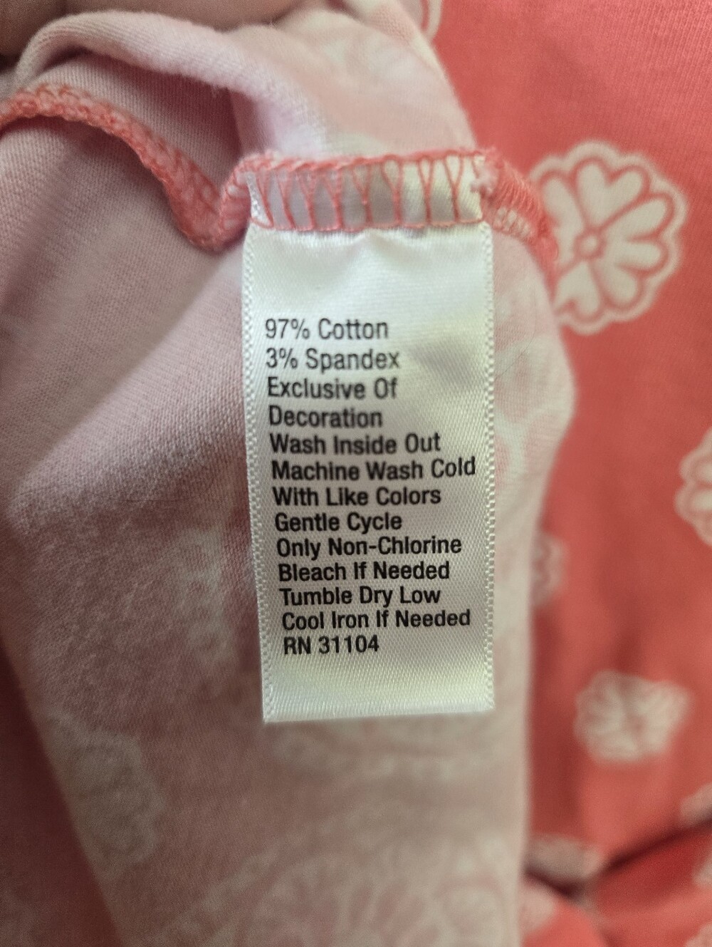 crown & ivy Coral Pink Printed Dress, Size 2X - Picture 4 of 4